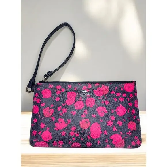 Coach F55862 Reversible City Tote Bag in Prairie Calico Print & Wristlet - Picture 8 of 14